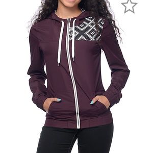 Zip up windbreaker